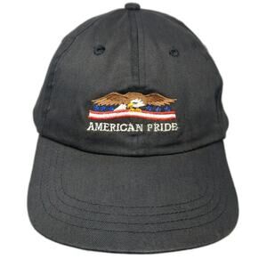 Falcon Baseball Cap Black One Size American Pride Eagle Flag Patriot Hat